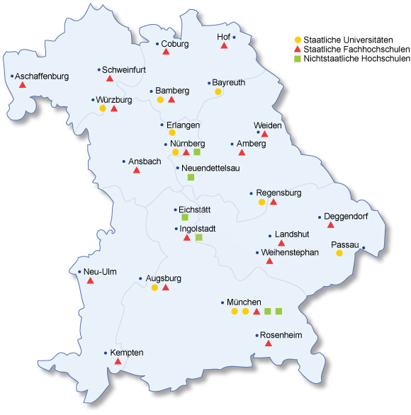 Trägerhochschulen der vhb